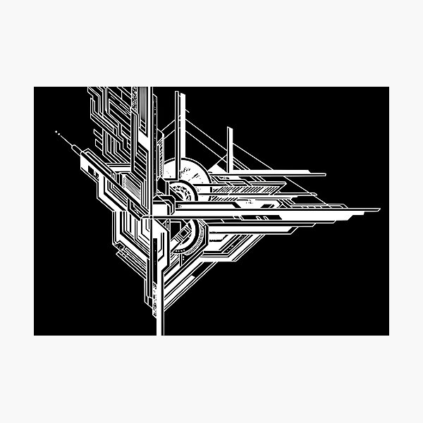 Item preview, Art Déco Elegance Wht designed and sold by UrbanPrts.