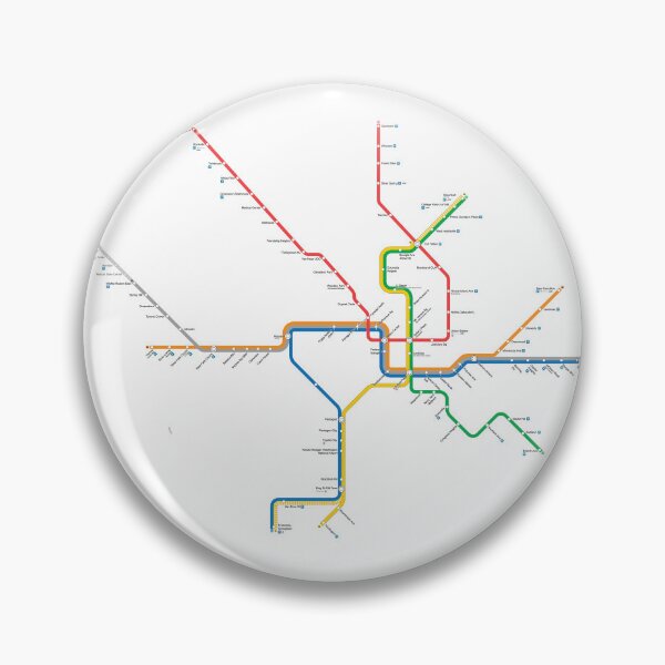 Item preview, Washington, DC Metro Map designed and sold by Lyle M Designs.