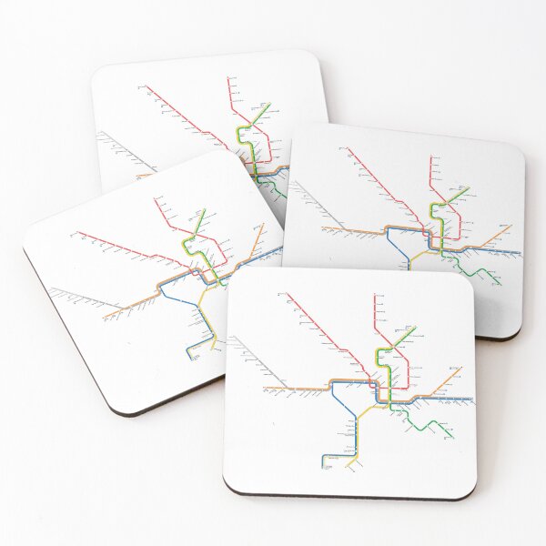 Item preview, Washington, DC Metro Map designed and sold by Lyle M Designs.