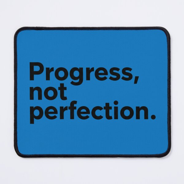 Item preview, Progress Not Perfection Quote Typography Growth Mindset designed and sold by Design_Your_Day.
