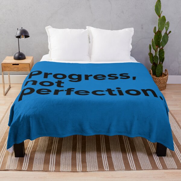 Item preview, Progress Not Perfection Quote Typography Growth Mindset designed and sold by Design_Your_Day.