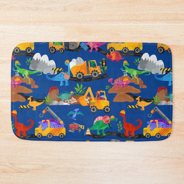 Item preview, Dino Construction Crew Blue designed and sold by SamAnnDesigns.