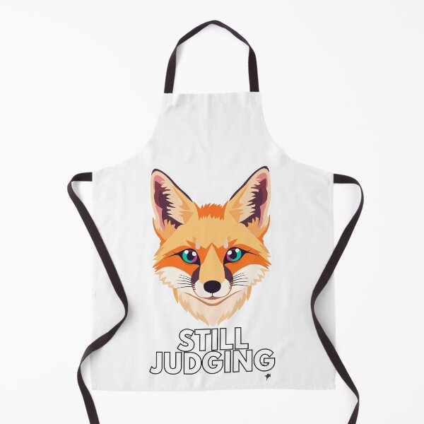 Item preview, Still Judging – Cute Fox Illustration with Ironic Quote designed and sold by Purdiole-art.