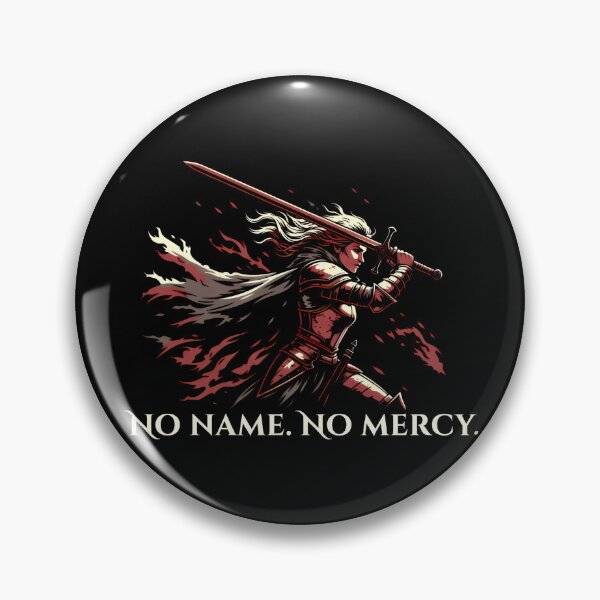 Item preview, No Name No Mercy Dark Fantasy Knight Warrior Illustration designed and sold by SplashTastic.