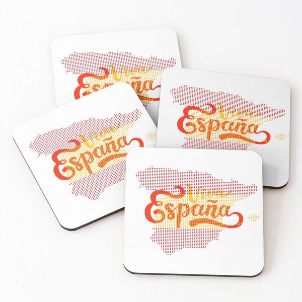 Item preview, Viva España – Spain Map Retro Dots National Colors Design designed and sold by GOTCHO1.