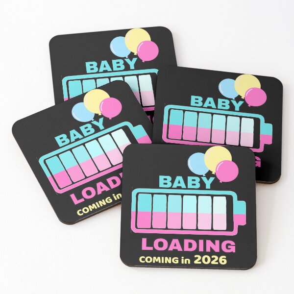 Item preview, Baby Loading – Coming in 2026 | Pregnancy Announcement Battery Design designed and sold by A-Szczesniak.