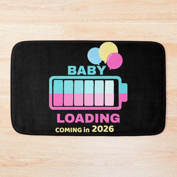 Item preview, Baby Loading – Coming in 2026 | Pregnancy Announcement Battery Design designed and sold by A-Szczesniak.