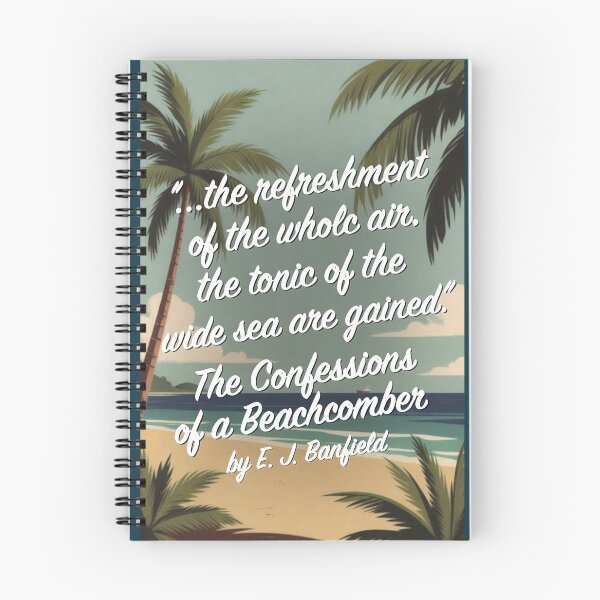 Item preview, Vintage Books Appreciation 006 - The Confessions of a Beachcomber - Reimagined with AI help designed and sold by Beachy.