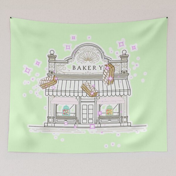 Item preview, Copy of Magical Bakery Illustration – Dreamy Cake Shop with Floating Desserts designed and sold by Sugar Wisdom .