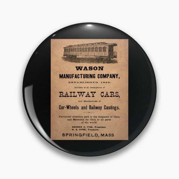 Item preview, Wason Manufacturing Company 19th-Century Railway Car Advertisement designed and sold by Maljonic.