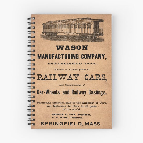 Item preview, Wason Manufacturing Company 19th-Century Railway Car Advertisement designed and sold by Maljonic.