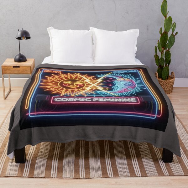 Item preview, Sun vs. Moon Retro Neon Cosmic Duality Design designed and sold by Tily360.
