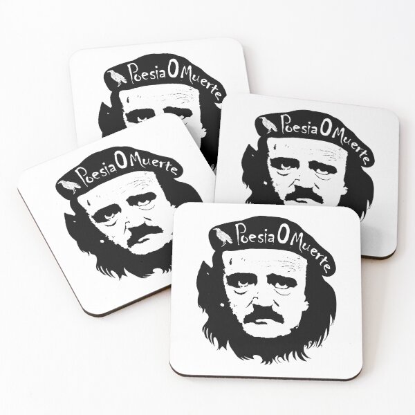 Item preview, Poesia O Muerte Che Guevarra Style - Edgar Allen Poe Raven art Design designed and sold by pelagio.