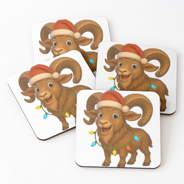 Item preview, Christmas Bighorn Sheep designed and sold by Sillytoe.