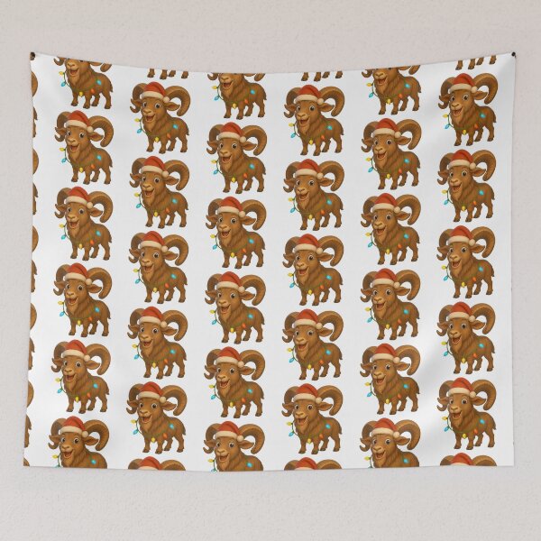 Item preview, Christmas Bighorn Sheep designed and sold by Sillytoe.