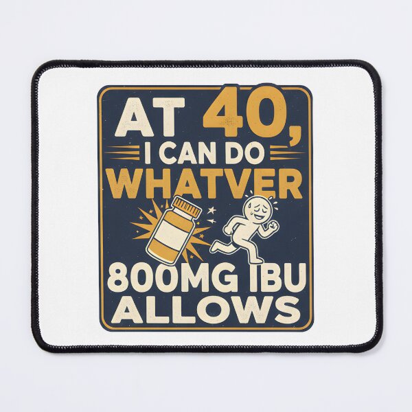 Item preview, Fit at 40 thanks to ibuprofen designed and sold by Fuechse.