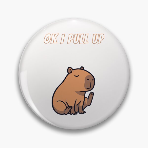 Item preview, Copy of Ok I Pull Up Capybara Lazy designed and sold by AnimalMemeHub.