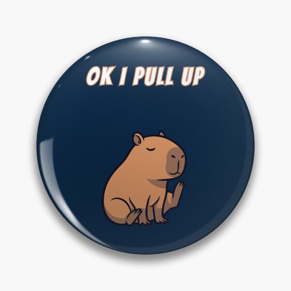 Item preview, Copy of Ok I Pull Up Capybara Lazy designed and sold by AnimalMemeHub.