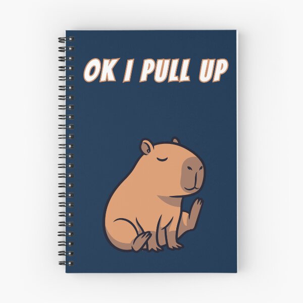 Item preview, Copy of Ok I Pull Up Capybara Lazy designed and sold by AnimalMemeHub.