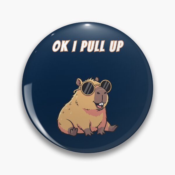 Item preview, Copy of Ok I Pull Up Capybara Gangster designed and sold by AnimalMemeHub.