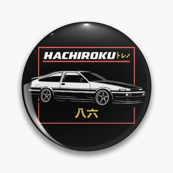 Item preview, Hachiroku AE86 Trueno – JDM Retro Drift Car Neon Frame Design designed and sold by TokyoCraft.
