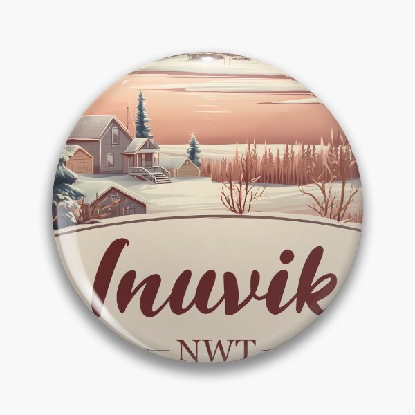 Item preview, Inuvik NWT Arctic Winter Townscape Northern Canada North West Territories designed and sold by meganohm.