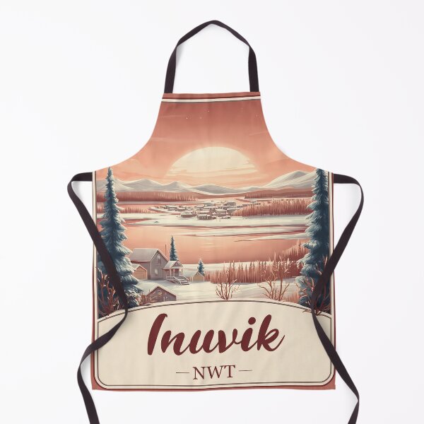 Item preview, Inuvik NWT Arctic Winter Townscape Northern Canada North West Territories designed and sold by meganohm.