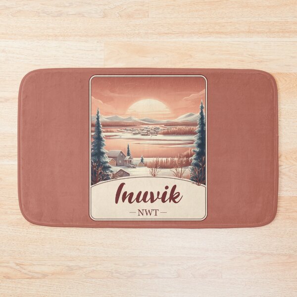Item preview, Inuvik NWT Arctic Winter Townscape Northern Canada North West Territories designed and sold by meganohm.