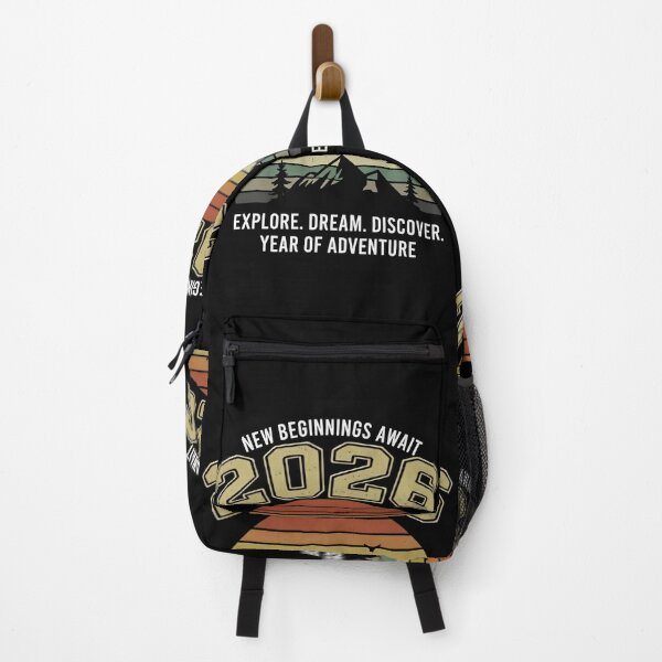 Item preview, 2026 Adventure Awaits: Retro Sunset Mountain Aesthetic designed and sold by JanRizz.