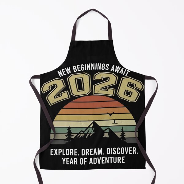 Item preview, 2026 Adventure Awaits: Retro Sunset Mountain Aesthetic designed and sold by JanRizz.