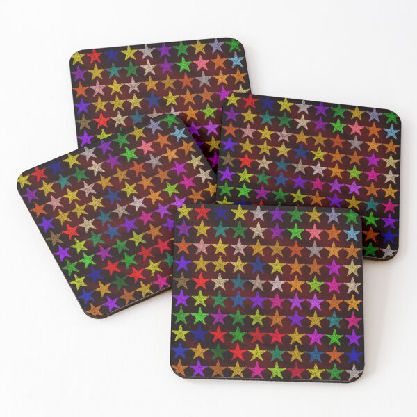 Item preview, 100 Colorful Chalk Stars Art for Kids  designed and sold by WD-Artist.