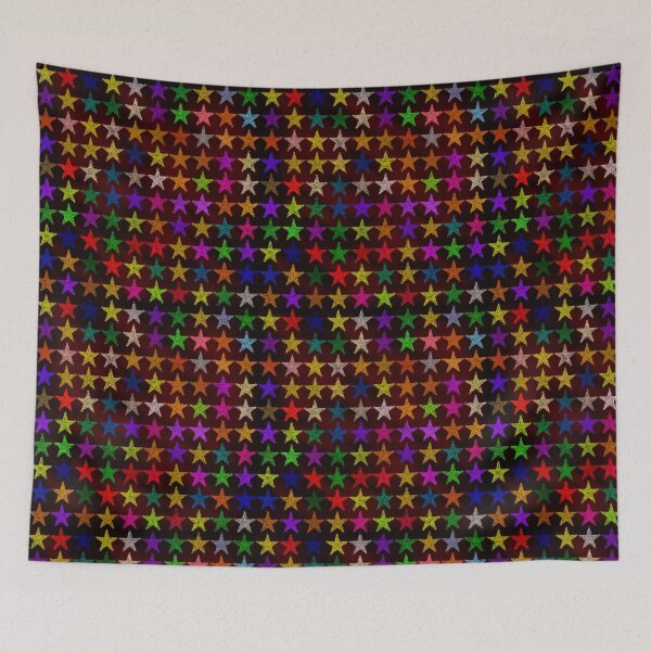 Item preview, 100 Colorful Chalk Stars Art for Kids  designed and sold by WD-Artist.