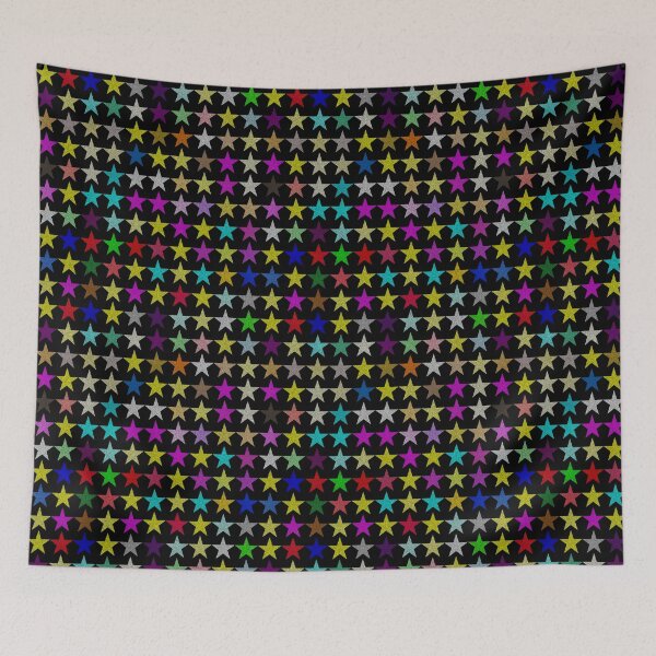 Item preview, Bright Colorful Stars in the Night  designed and sold by WD-Artist.