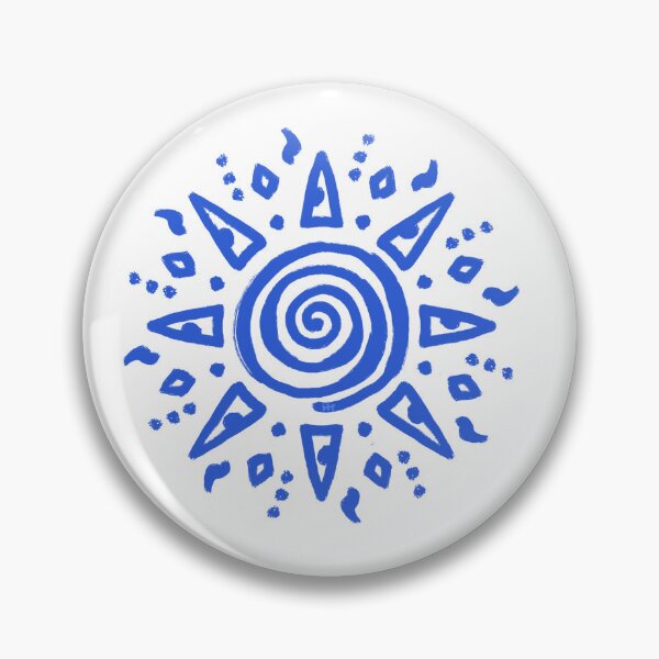 Item preview, Blue Spiral Sun designed and sold by SpannerDesigns.