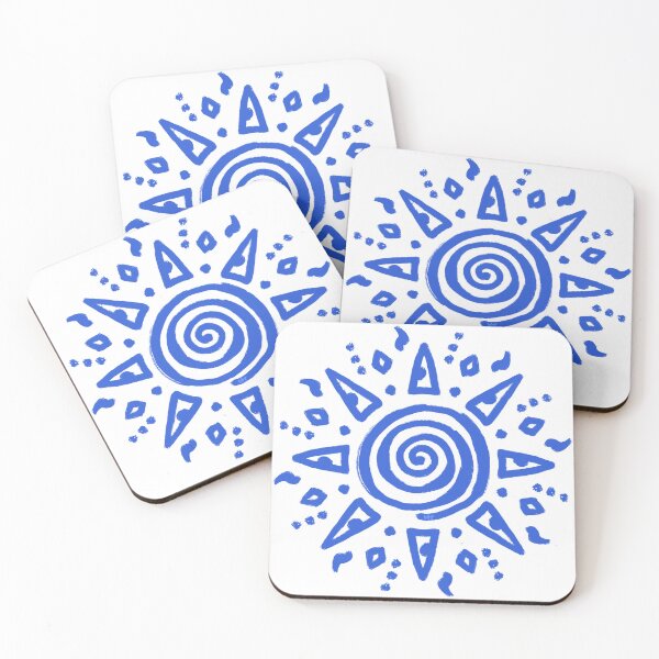 Item preview, Blue Spiral Sun designed and sold by SpannerDesigns.
