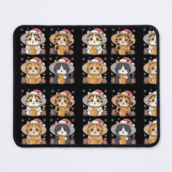 Item preview, Christmas Kawaii Cat Obsession - cat Honey lover designed and sold by DamioPolArt.