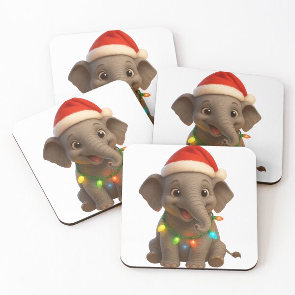 Item preview, Christmas Borneo Elephant designed and sold by Sillytoe.