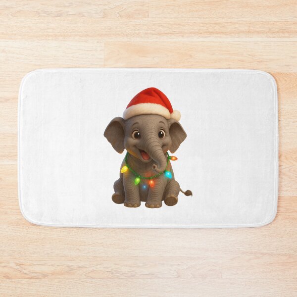Item preview, Christmas Borneo Elephant designed and sold by Sillytoe.