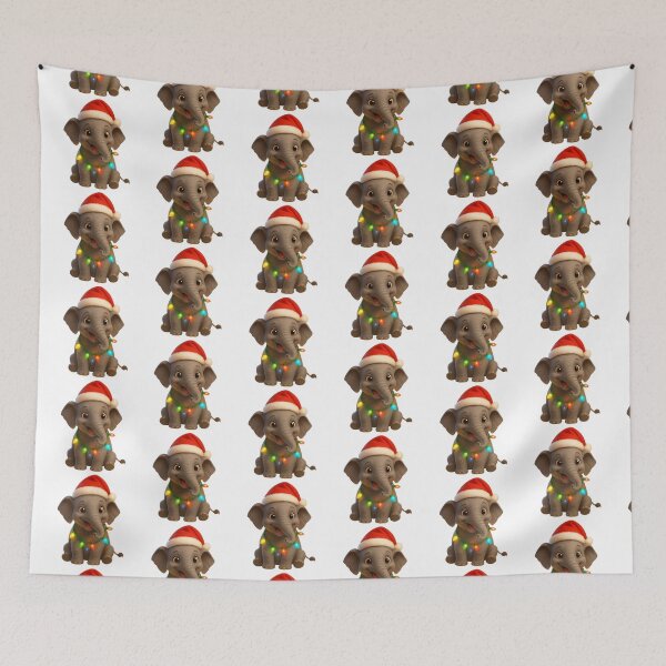 Item preview, Christmas Borneo Elephant designed and sold by Sillytoe.