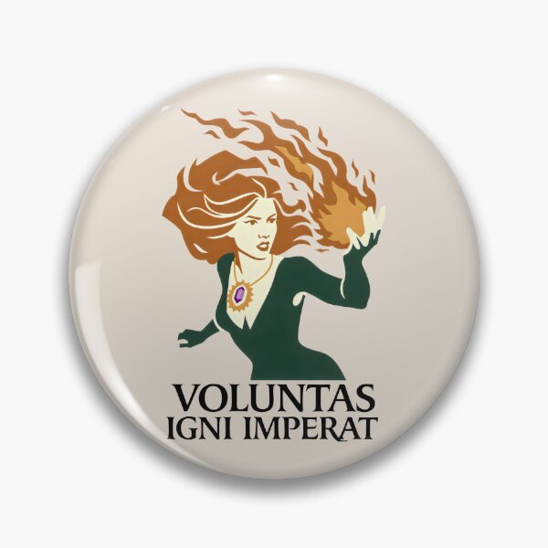 Item preview, Voluntas Igni Imperat Fire Sorceress Fantasy Magic Art designed and sold by SplashTastic.