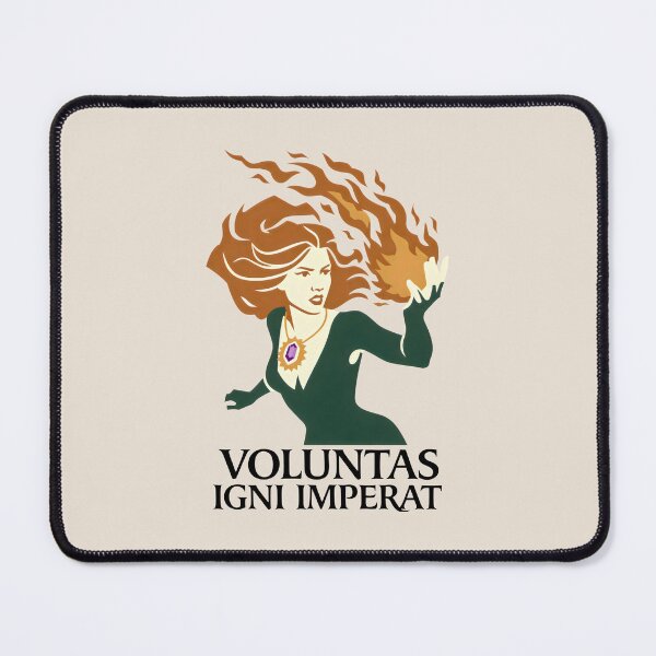 Item preview, Voluntas Igni Imperat Fire Sorceress Fantasy Magic Art designed and sold by SplashTastic.