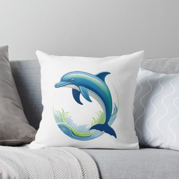Item preview, Whimsical Dolphin Art designed and sold by RockitBaby.