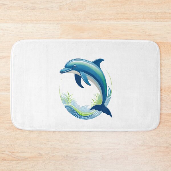 Item preview, Whimsical Dolphin Art designed and sold by RockitBaby.