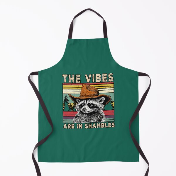 Item preview, The Vibes Are in Shambles Raccoon – Funny Cowboy Raccoon Meme Design designed and sold by Print-cess.