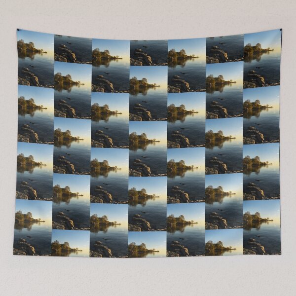 Item preview, Early Morning Gold - Soft Fall Reflections designed and sold by Georgia Mizuleva.
