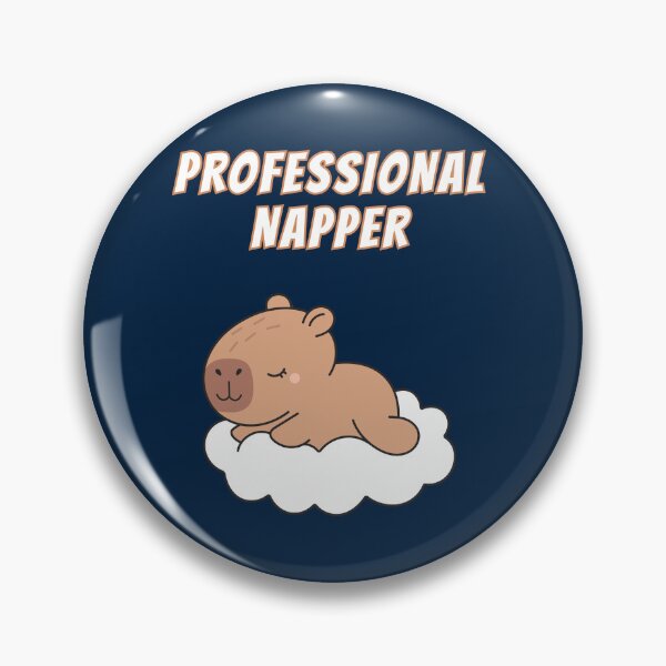 Item preview, Copy of Professional Napper Capybara Cute Funny Meme designed and sold by AnimalMemeHub.