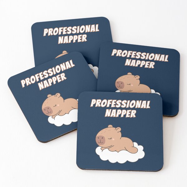 Item preview, Copy of Professional Napper Capybara Cute Funny Meme designed and sold by AnimalMemeHub.