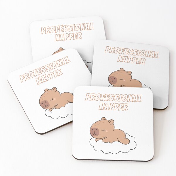 Item preview, Copy of Professional Napper Capybara Cute Funny Meme designed and sold by AnimalMemeHub.