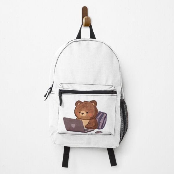 Item preview, Busy Bear Sticker designed and sold by DygsStudio.