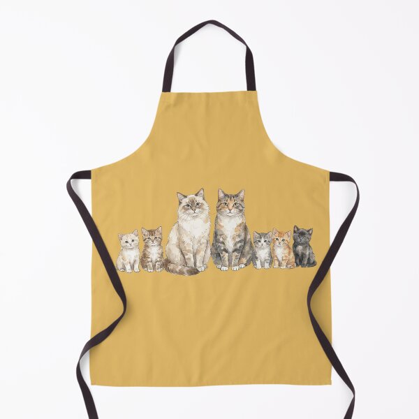 Item preview, cute cat family designed and sold by CammiesShop.